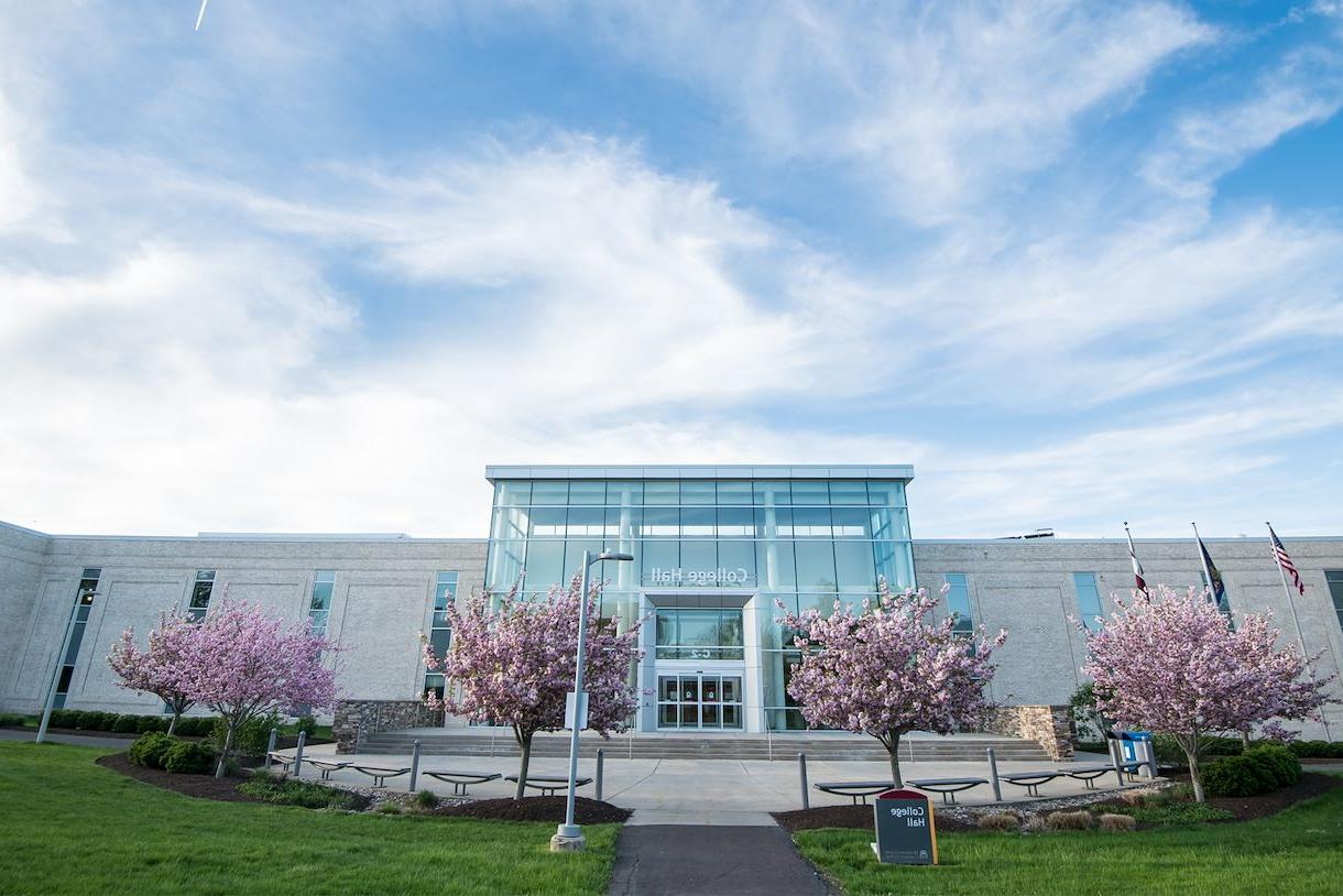 Exterior image of the College Hall building at Blue Bell